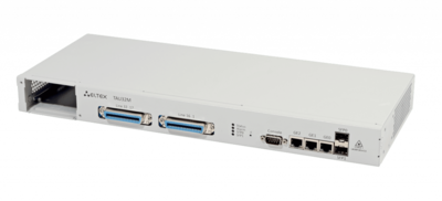 ELTEX Шасси VoIP-шлюза TAU-32M.IP: 4 слота для TAU32M-M8S или TAU32M-M8O, 3хRJ-45 (LAN), 2 шасси под