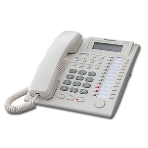 Panasonic KX-T7735RUW (Аналоговый системный телефон с ЖК 24 клавиши)