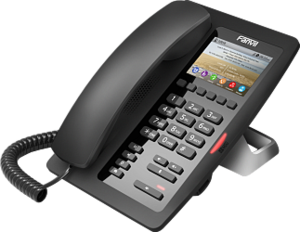 Fanvil FH5WPPSU (H5 отельный, 2 аккаунта, Wi-Fi, цветной ЖК экран, PoE, б/п)