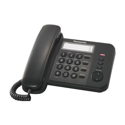 Телефон проводной Panasonic KX-TS2352RUB