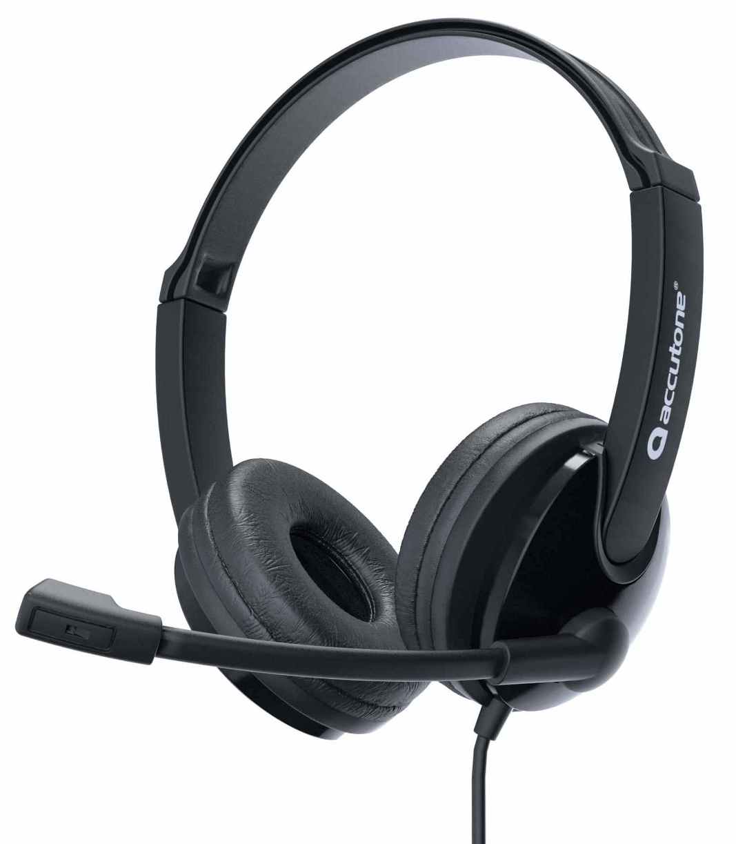 USB гарнитура для компьютера Accutone UB101 USB black