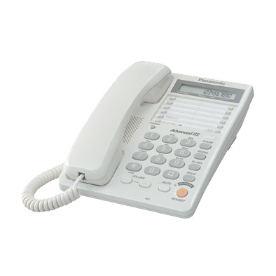 Телефон проводной Panasonic KX-TS2365RUW